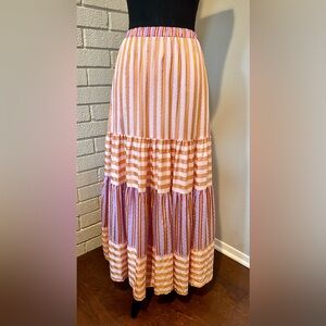 Dolan Frida Striped Maxi Skirt